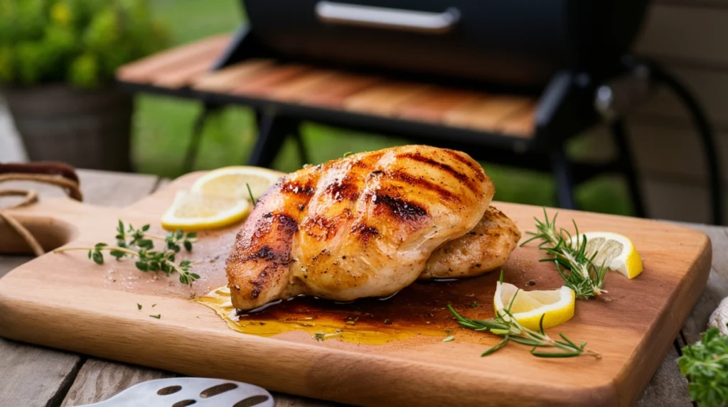 chicken breast on pellet grill