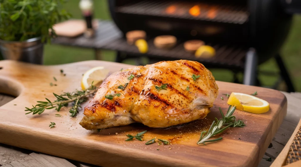 chicken breast on pellet grill