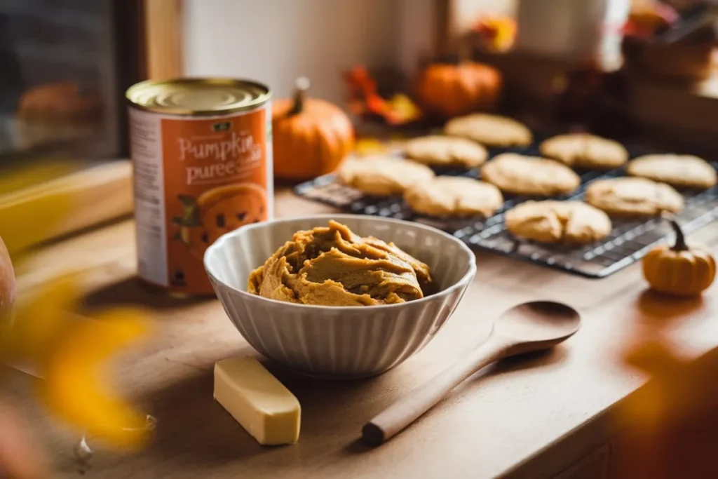 Can you use pumpkin puree instead of butter in cookies?