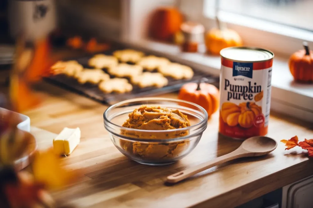 Can you use pumpkin puree instead of butter in cookies?