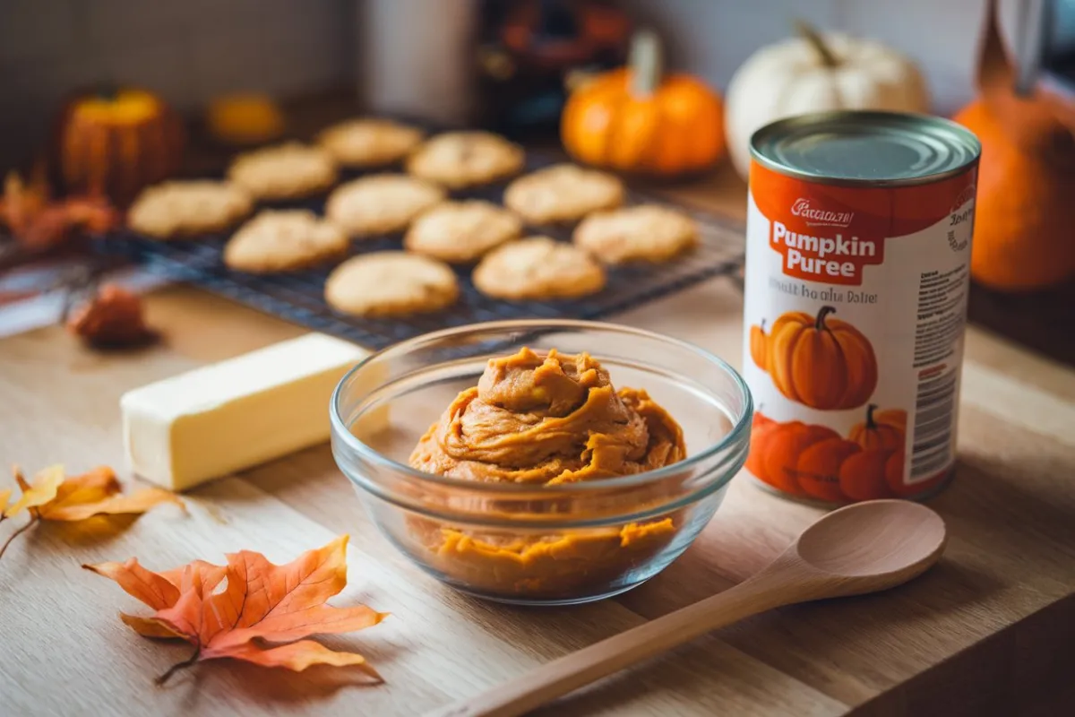 Can you use pumpkin puree instead of butter in cookies?