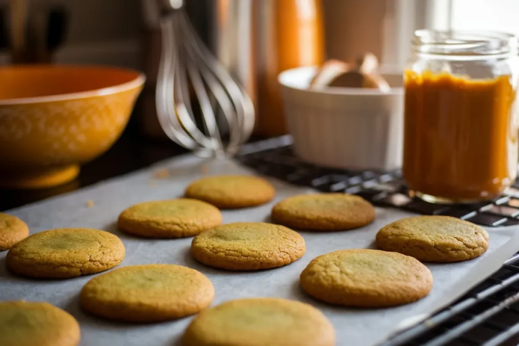 Why did my pumpkin cookies turn green?