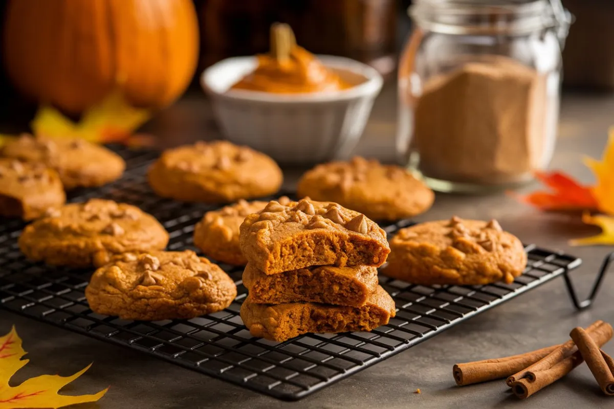 Why are my pumpkin cookies sticky after baking?