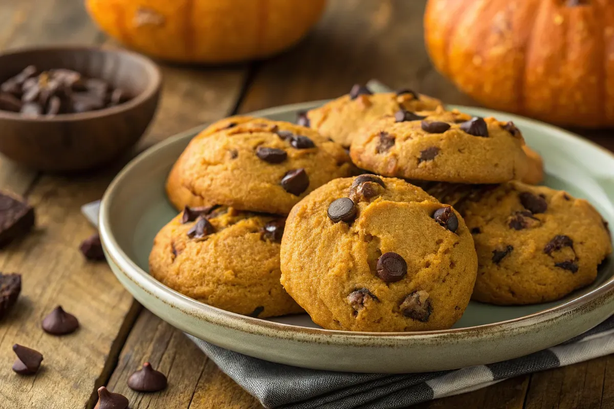 pumpkin chocolate chip cookies