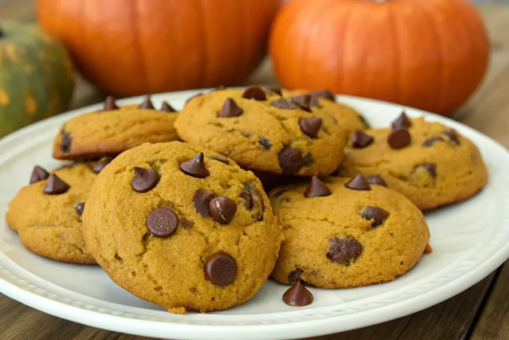 pumpkin chocolate chip cookies