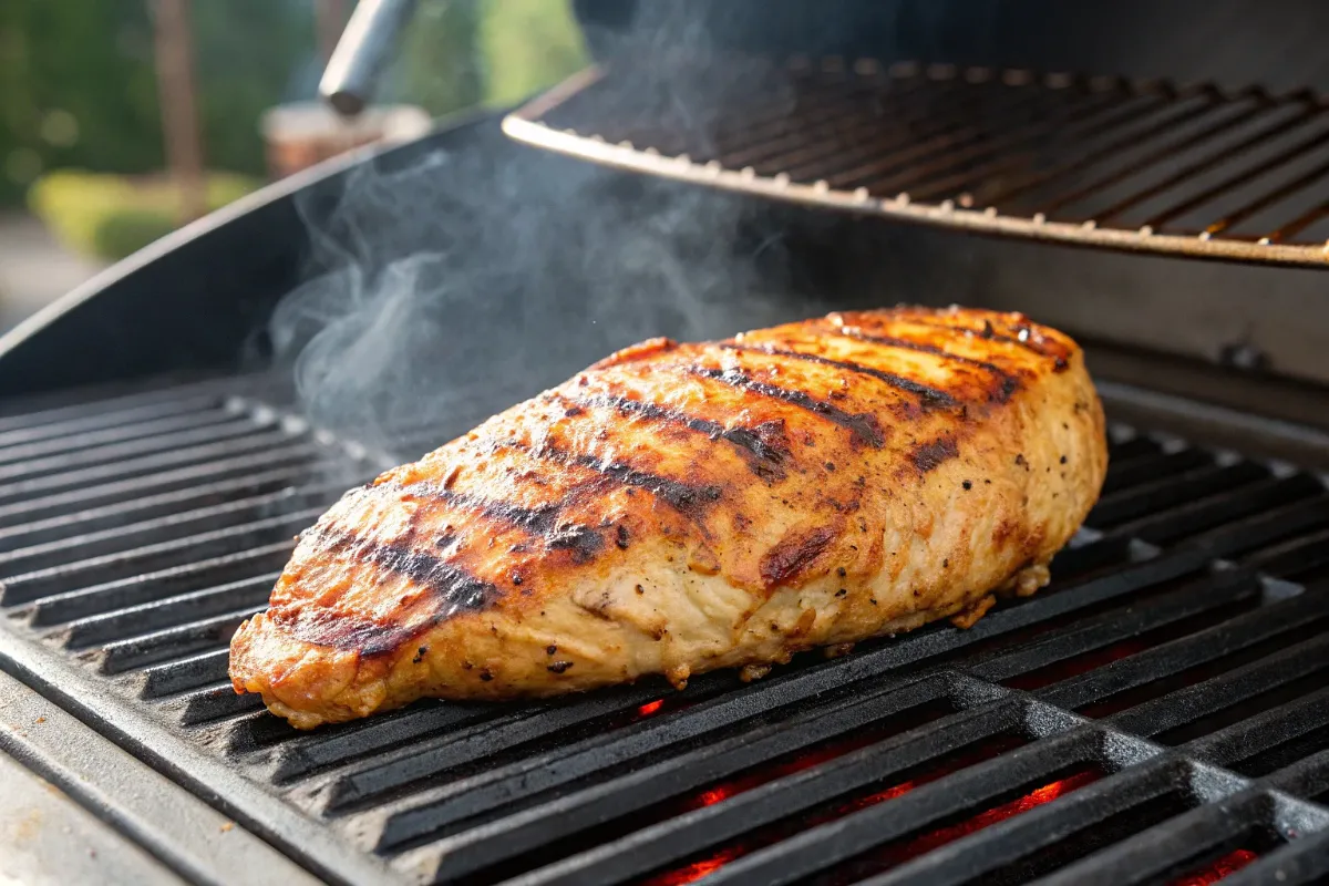 Perfectly Grilled Chicken Breast on a Pellet Grill