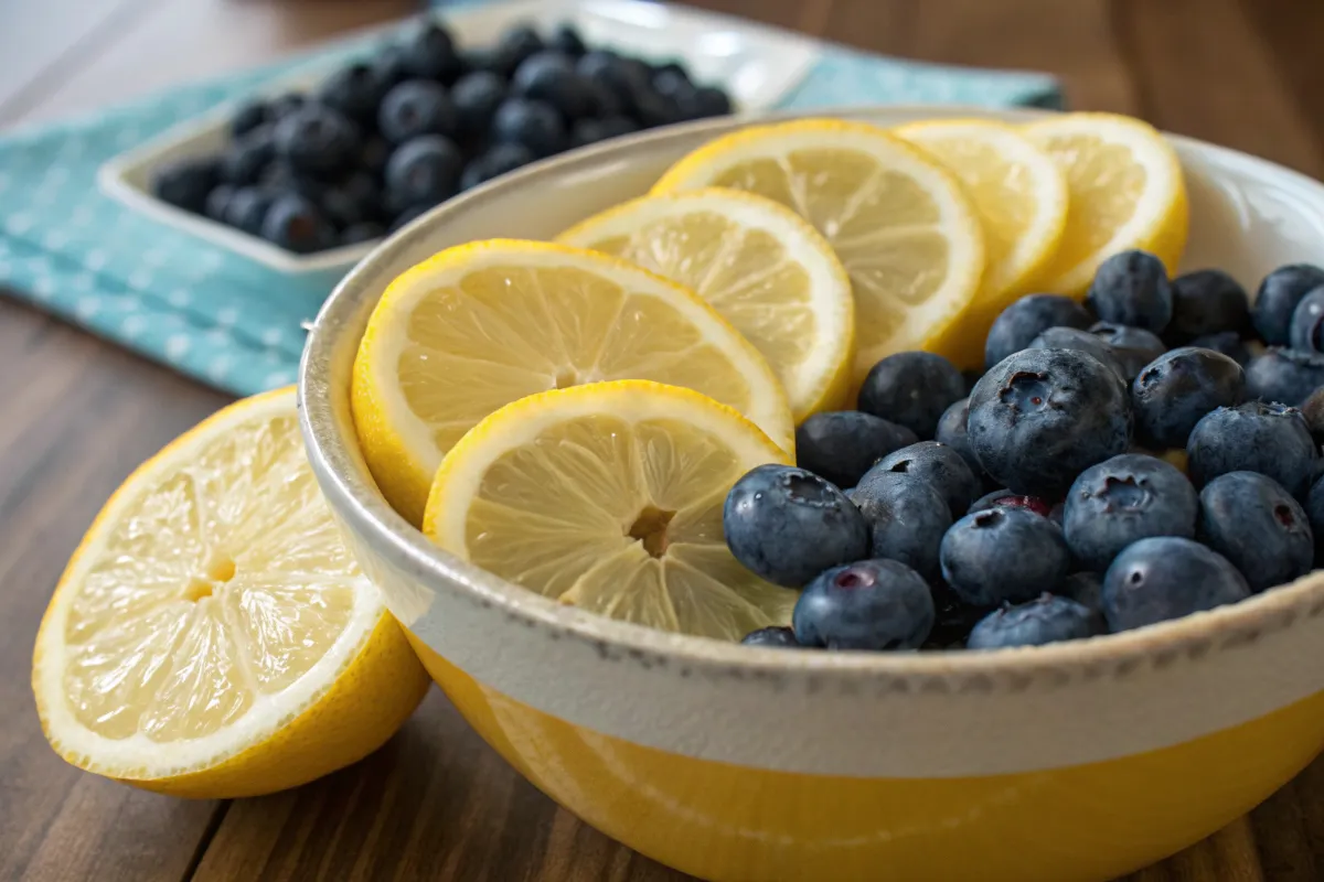 Does lemon and blueberry taste good together?