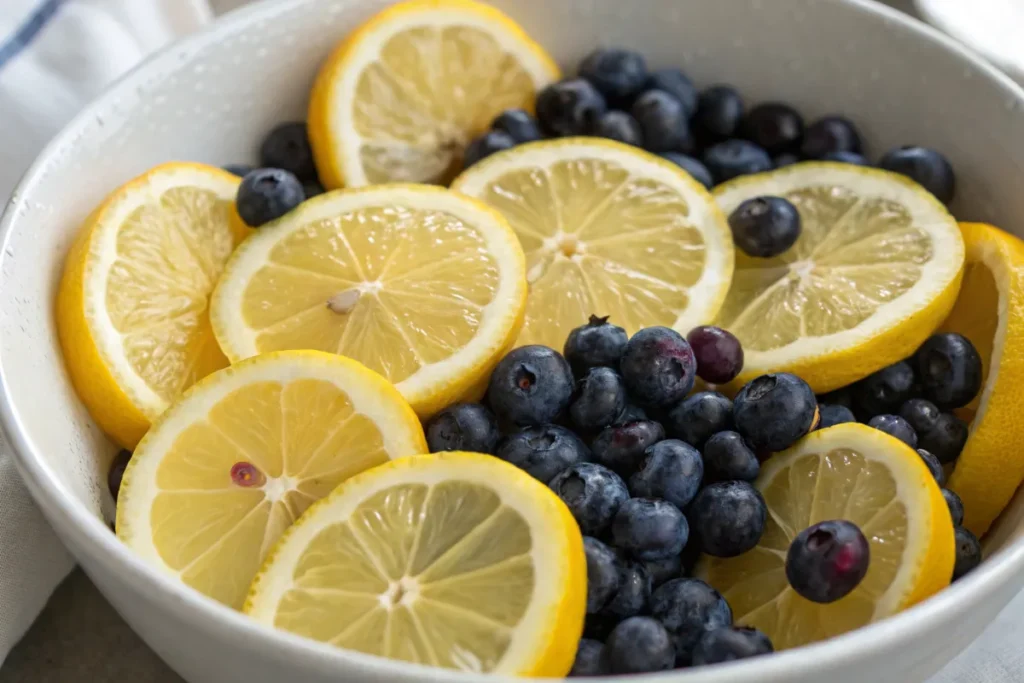 Does lemon and blueberry taste good together?