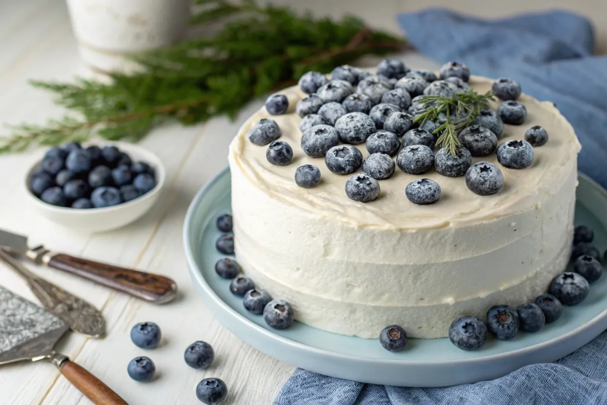 Can you use frozen blueberries in cakes?