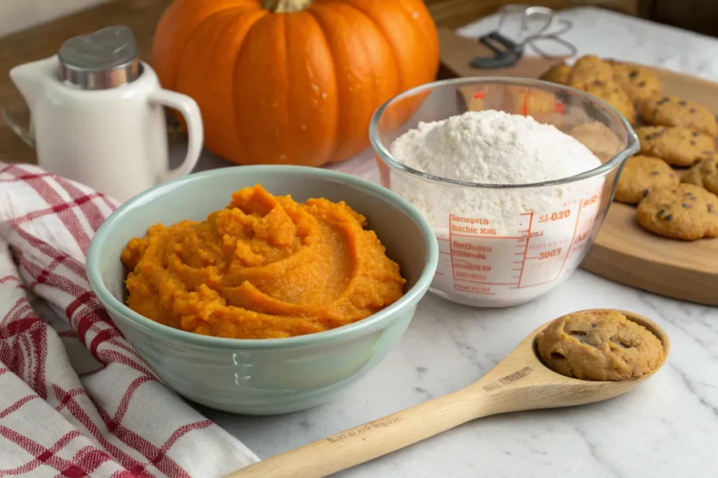 Can you use pumpkin puree instead of butter in cookies?