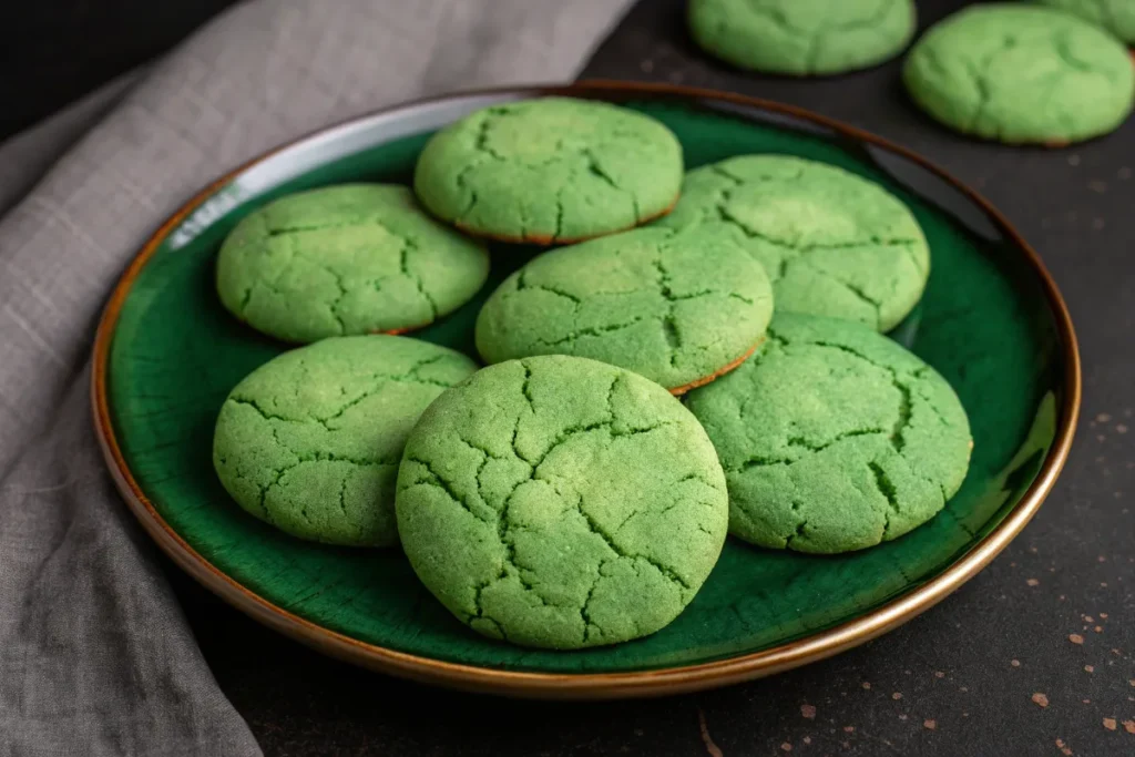 Why did my pumpkin cookies turn green?