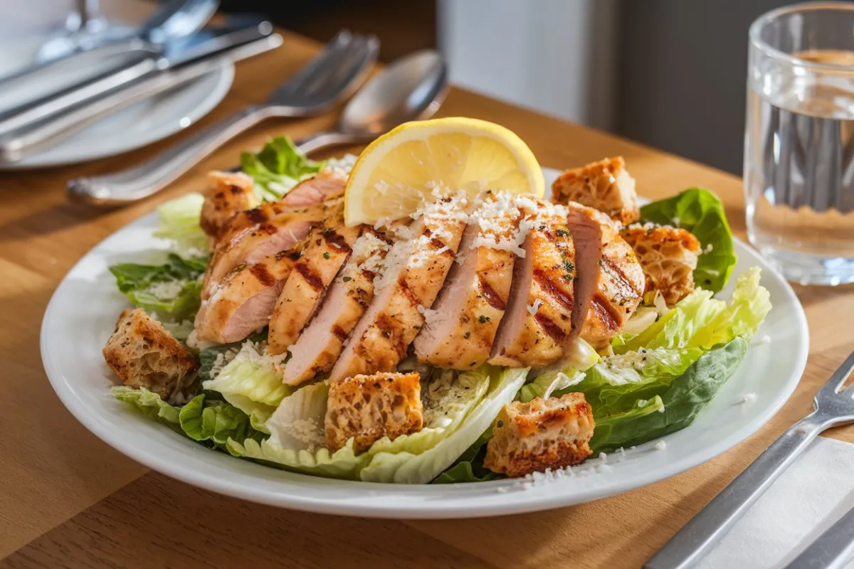 Is chicken caesar salad good for dinner?