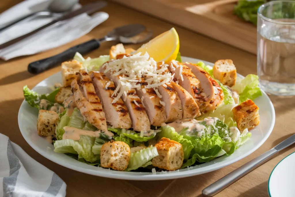 Is chicken caesar salad good for dinner?