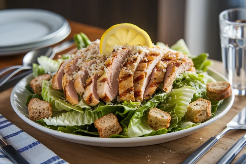 Is chicken caesar salad good for dinner?