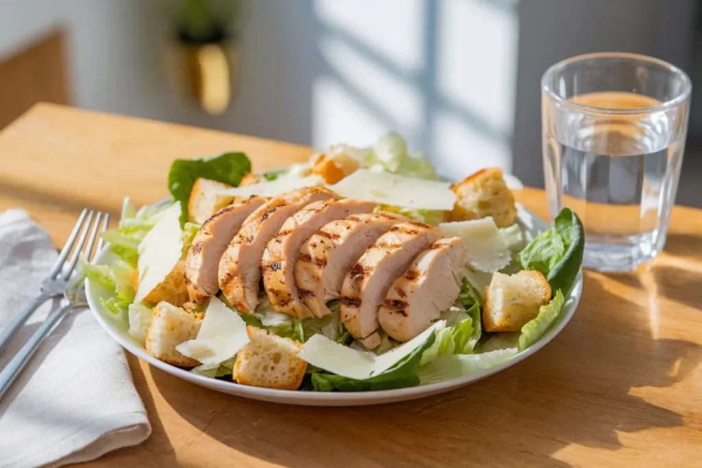 Why is chicken Caesar salad so good?