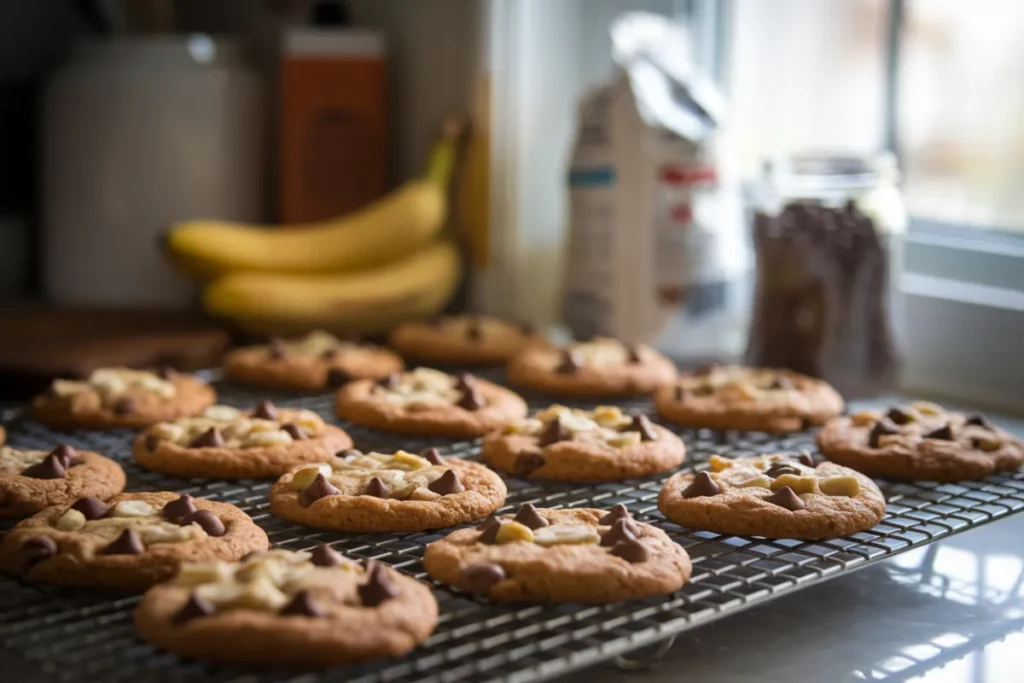 banana chocolate chip cookies