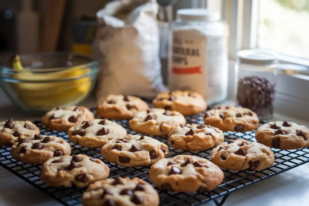 banana chocolate chip cookies