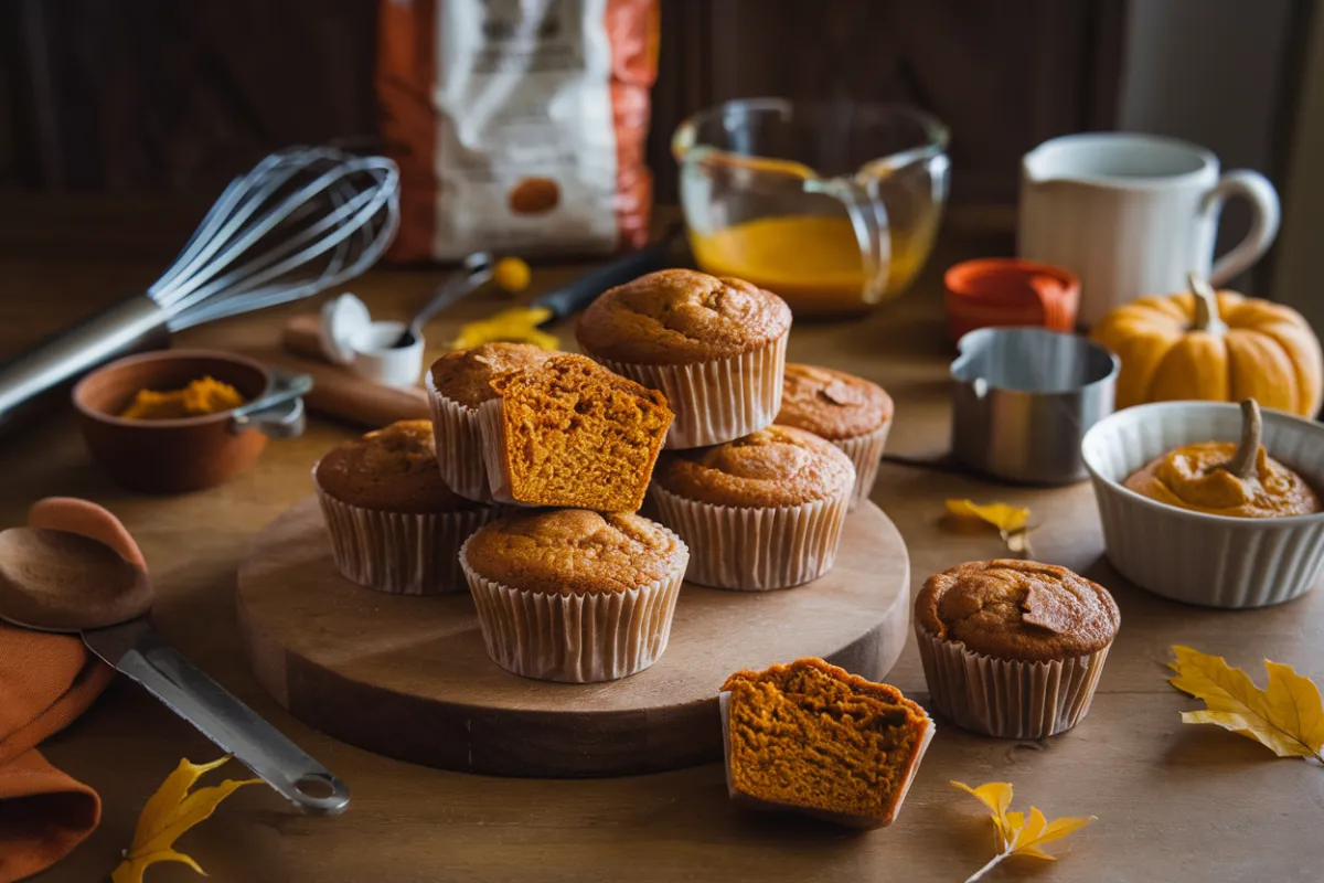 Why are my pumpkin muffins sticky?