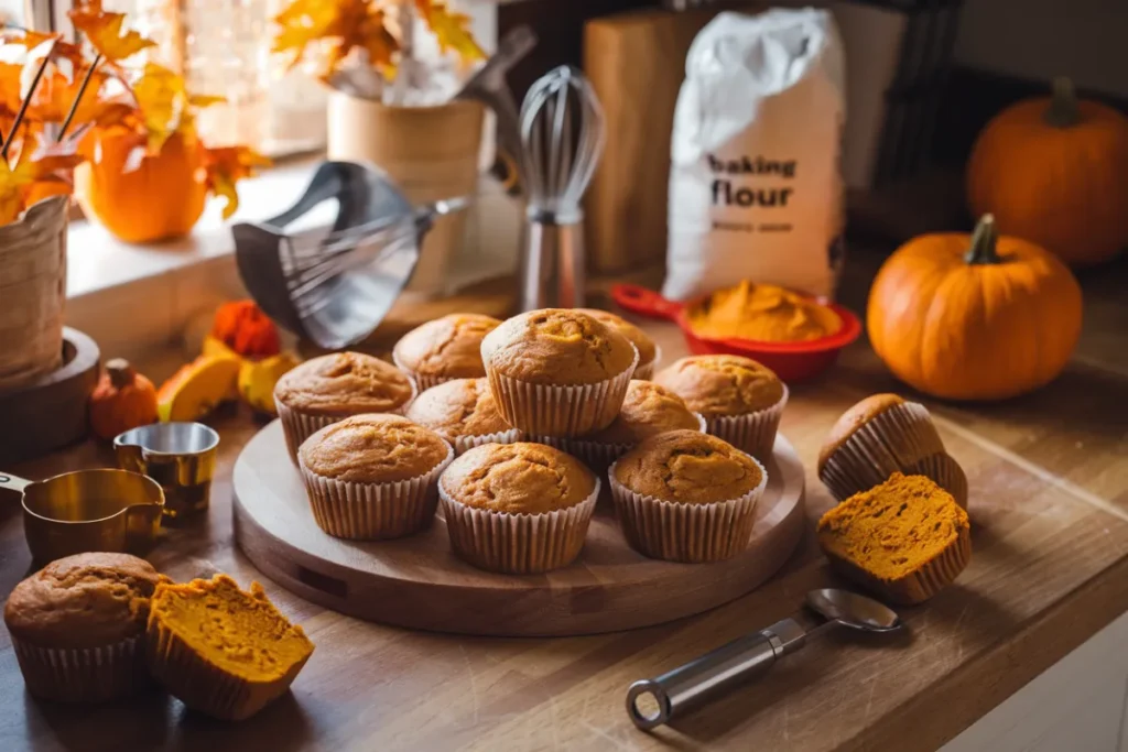 Why are my pumpkin muffins sticky?