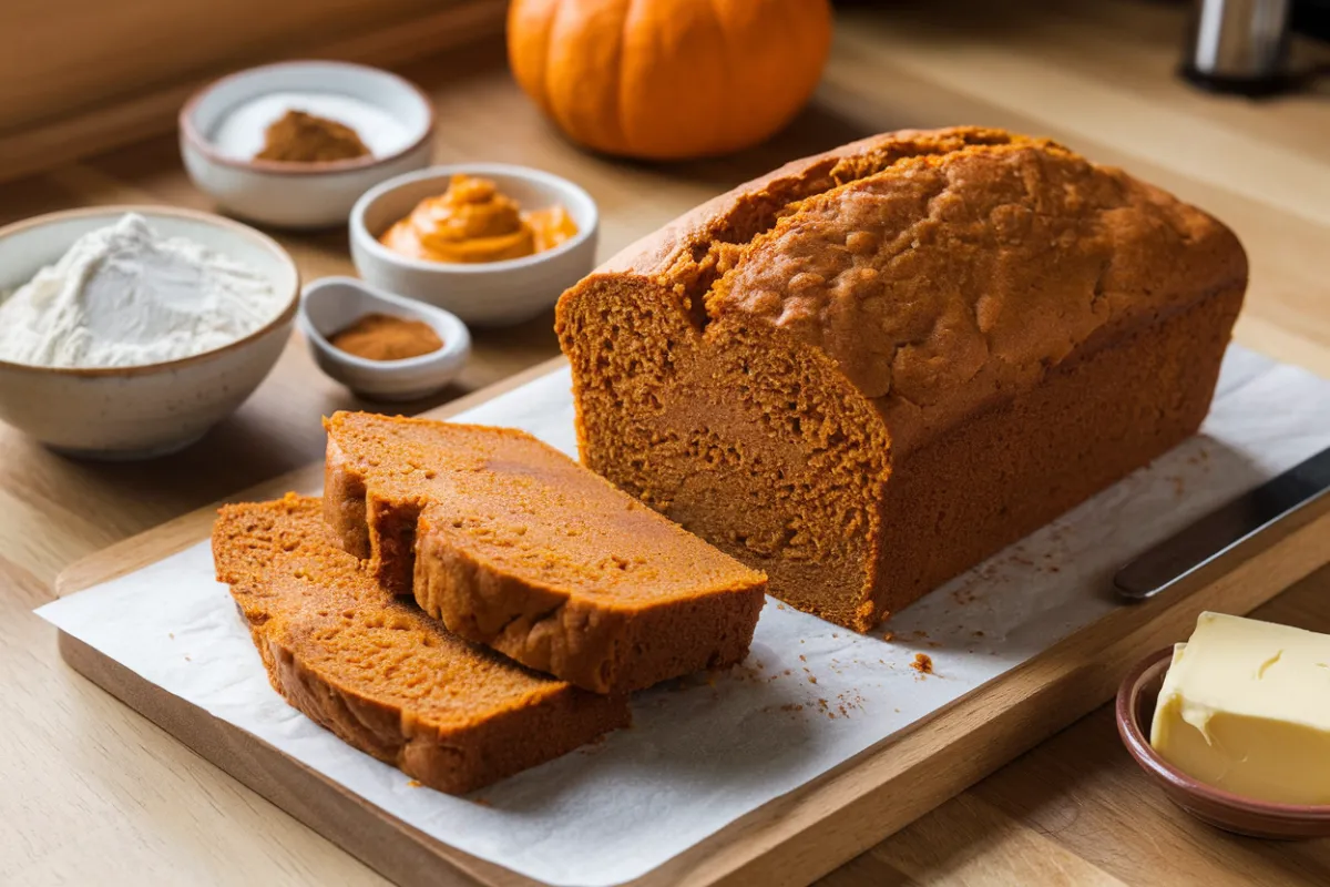 Why is my pumpkin bread gooey?