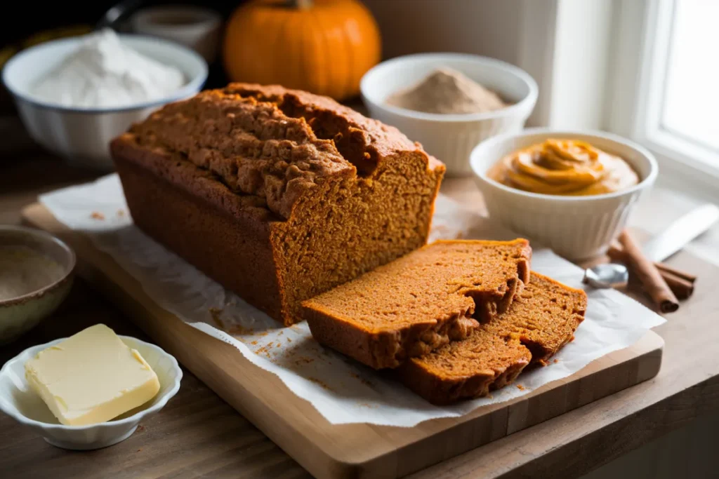 Why is my pumpkin bread gooey?