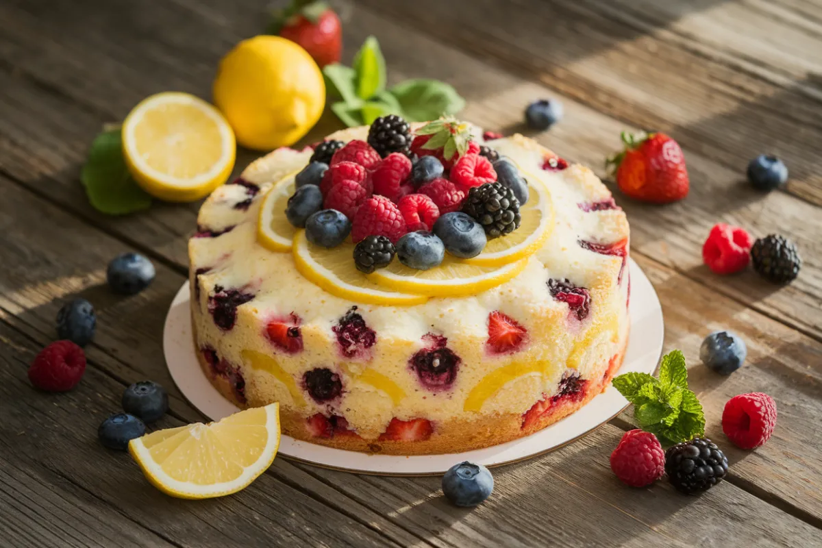 What berries go best with lemon?