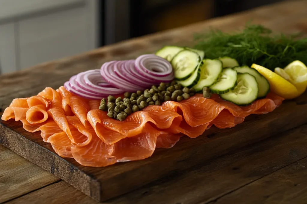 What to pair smoked salmon with?