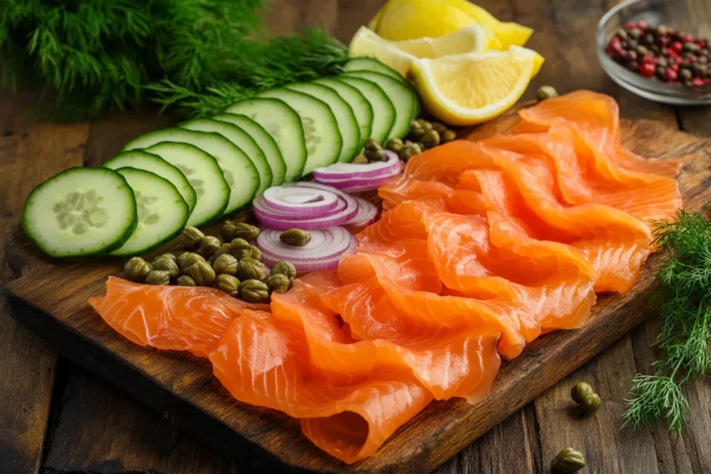 What to pair smoked salmon with?