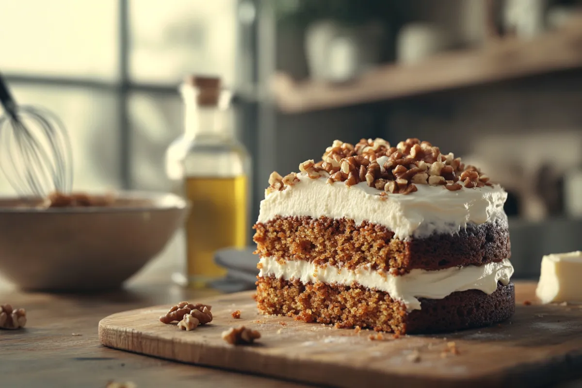 Why not use butter in carrot cake?