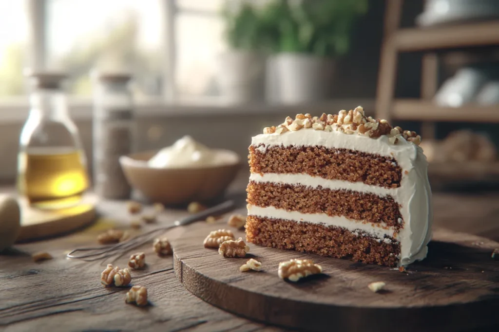 Why not use butter in carrot cake?