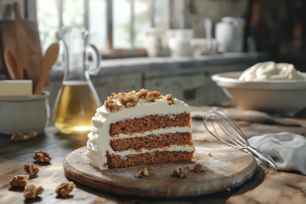 Why not use butter in carrot cake?