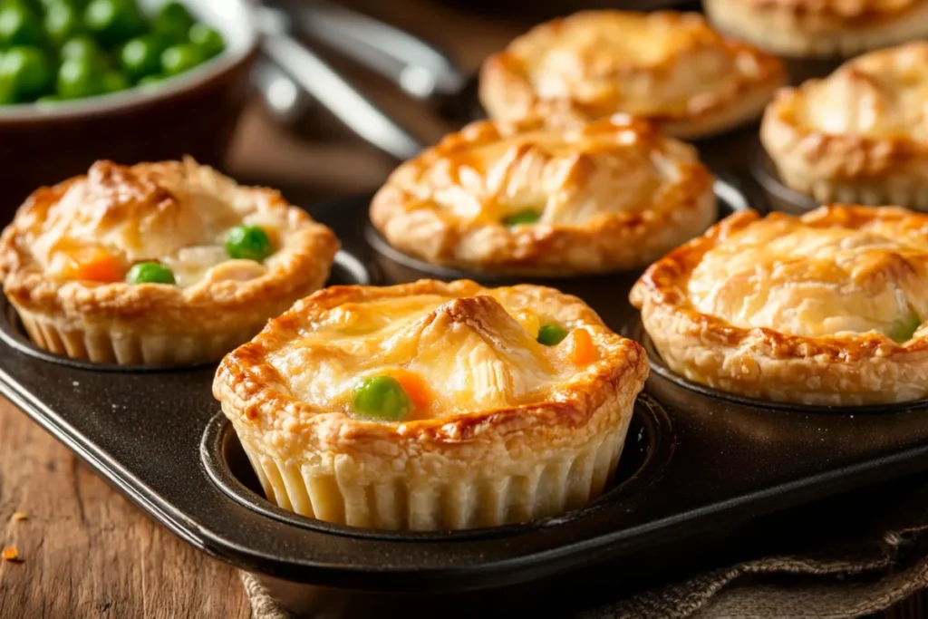 Mini Chicken Pot Pie Muffins