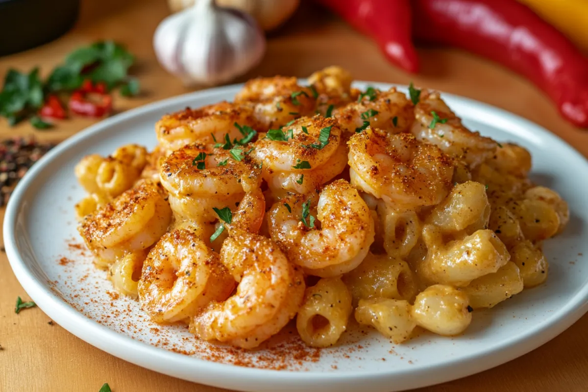 Where did Cajun shrimp pasta originate?