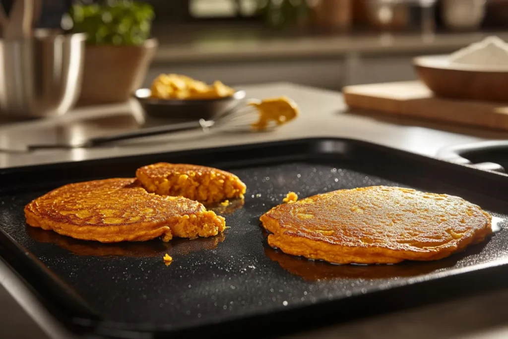 Why do my sweet potato pancakes fall apart?