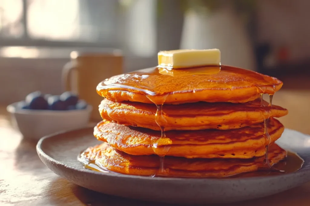 How many carbs are in sweet potato pancakes?