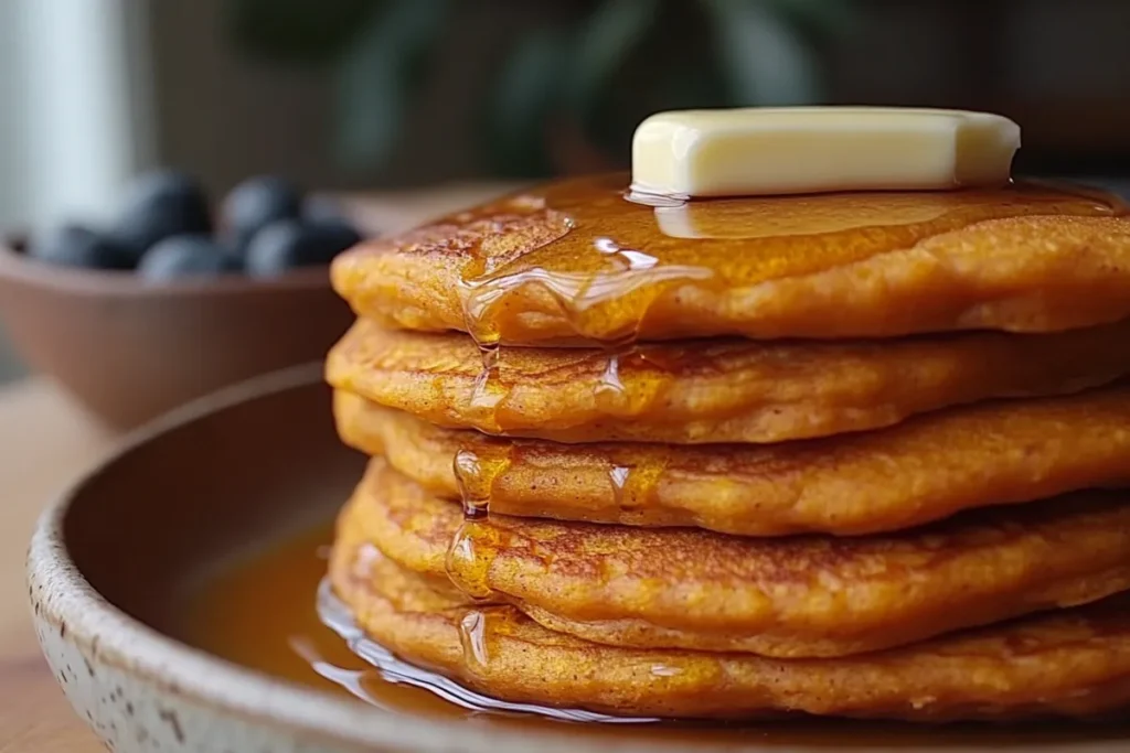 How many carbs are in sweet potato pancakes?