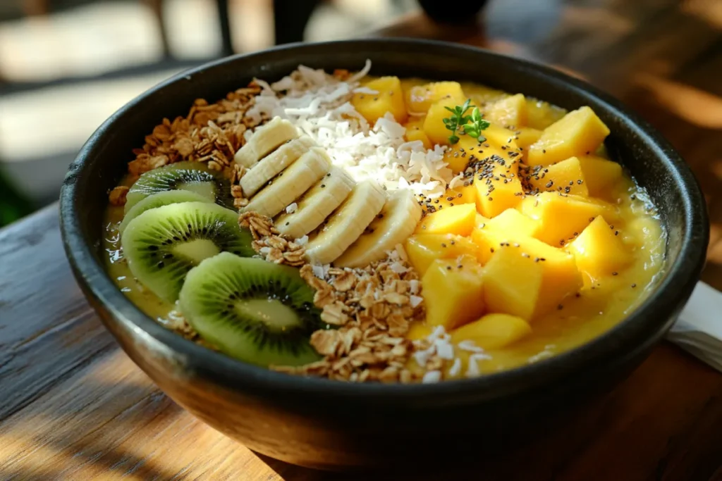 tropical smoothie bowl