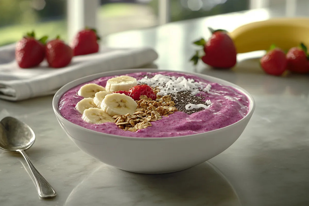 What makes a smoothie bowl thicker than a smoothie?