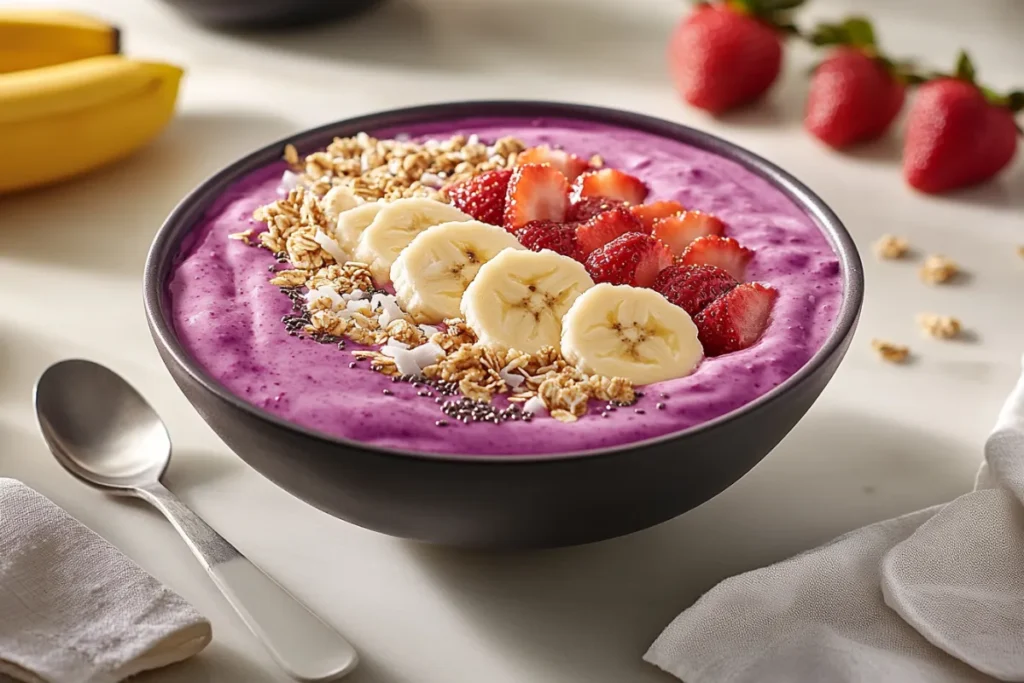 What makes a smoothie bowl thicker than a smoothie?