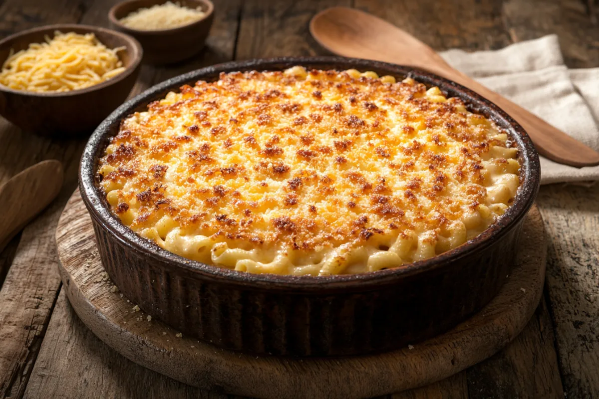 old fashioned baked macaroni and cheese