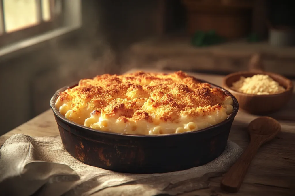 old fashioned baked macaroni and cheese