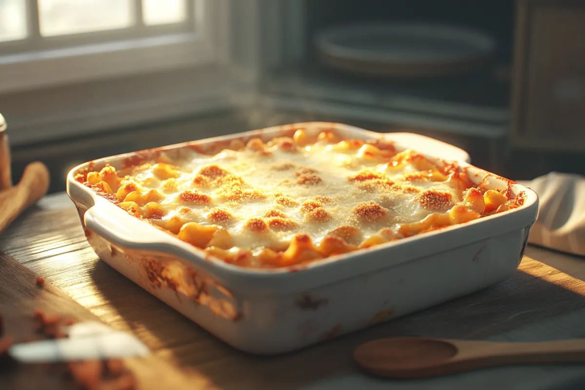 Should you cover macaroni and cheese when baking in the oven?