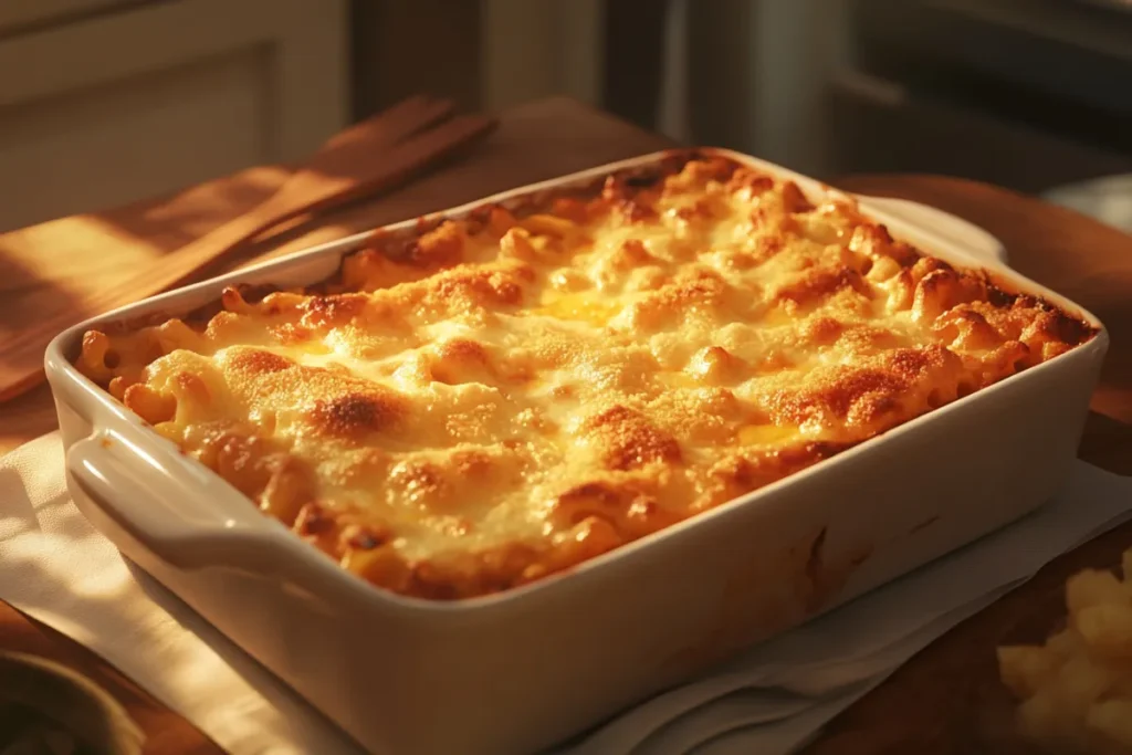 Should you cover macaroni and cheese when baking in the oven?