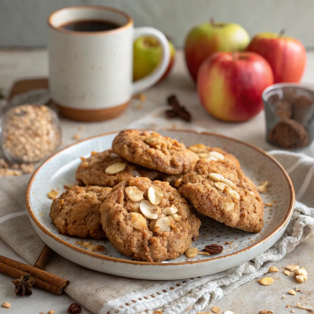 Apple Oatmeal Breakfast Cookies