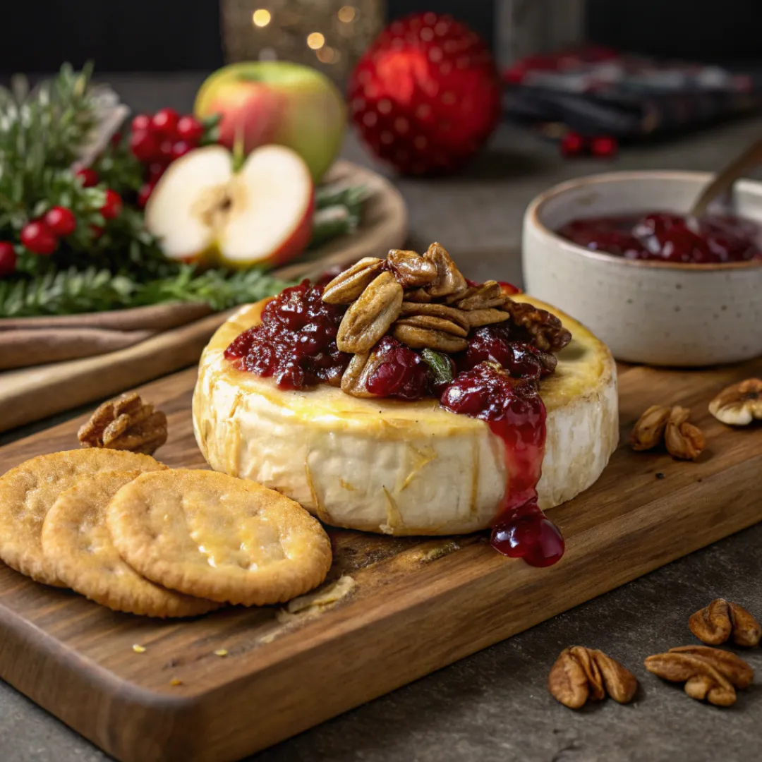 Cranberry Pecan Baked Brie – Elegant Holiday Appetizer