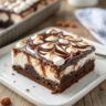 Marshmallow Chocolate Poke Cake