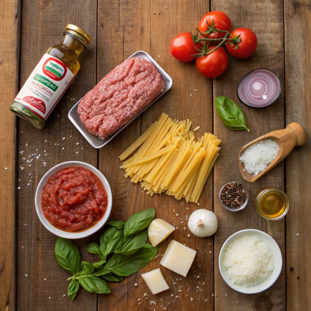 Ground Turkey Pasta – Healthy and Flavorful Weeknight Dinner 6 Pasta, ground turkey, tomatoes, spices, and herbs for pasta