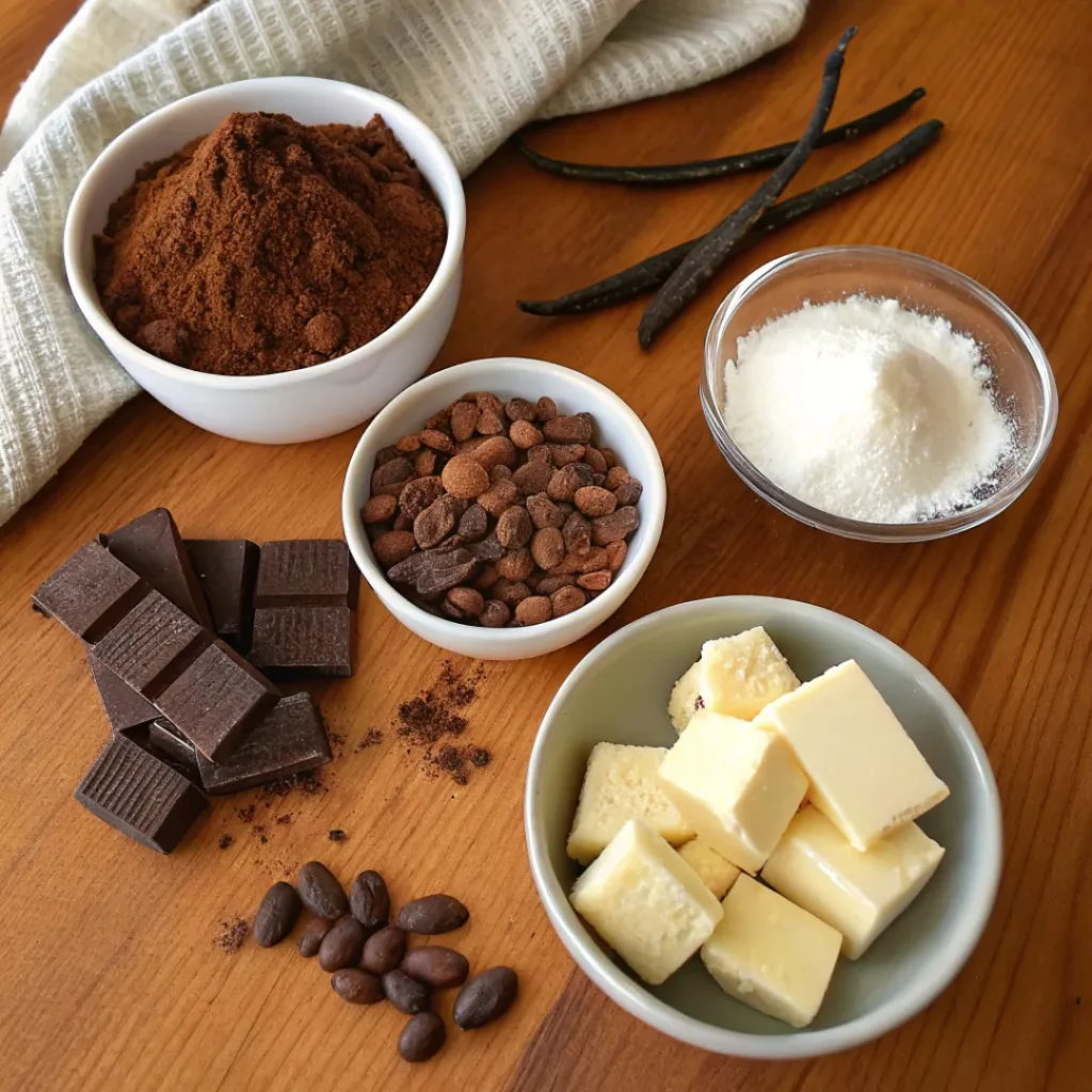 How 70% homemade dark chocolate is calculated