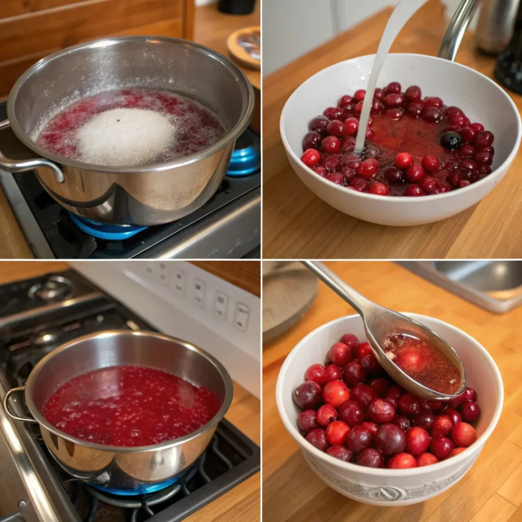 Homemade Cranberry Sauce: Step by Step