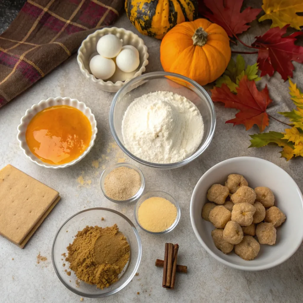 No-Bake Pumpkin Cheesecake Balls – Easy Fall Dessert Bites 6 Pumpkin puree, cream cheese, and graham crumbs for cheesecake balls